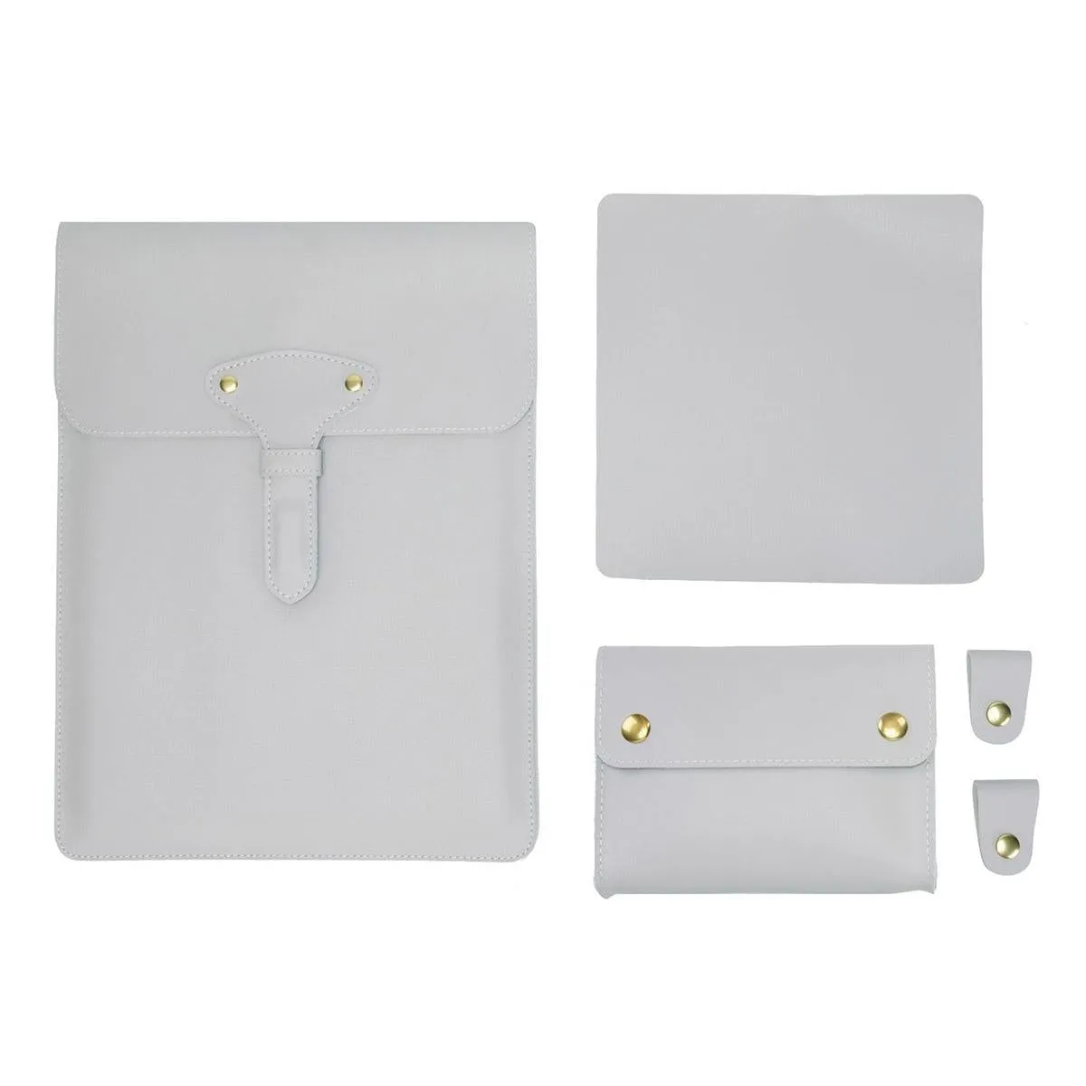 3-in-1 Waterproof Leather Laptop Liner Bag - 13 Inches