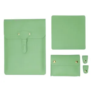 3-in-1 Waterproof Leather Laptop Liner Bag - 13 Inches
