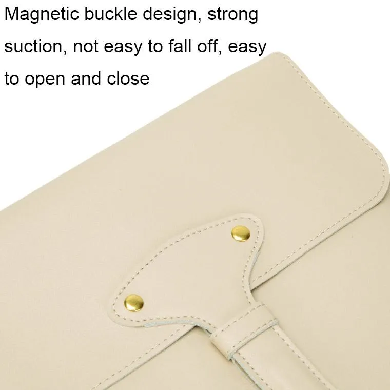 3-in-1 Waterproof Leather Laptop Liner Bag - 13 Inches