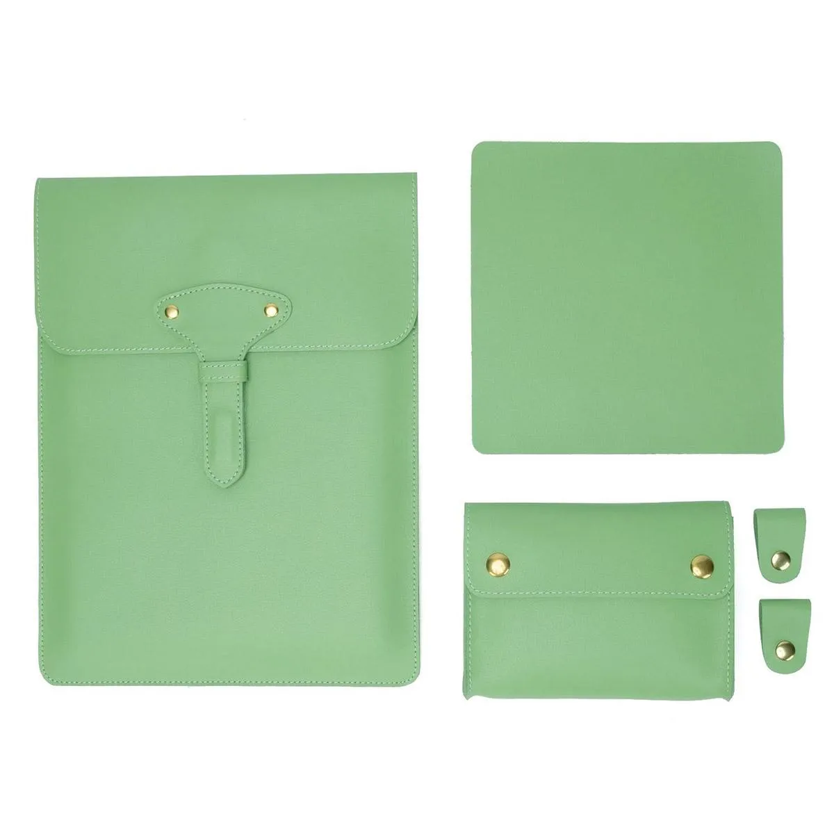 3-in-1 Waterproof Leather Laptop Liner Bag - 13 Inches