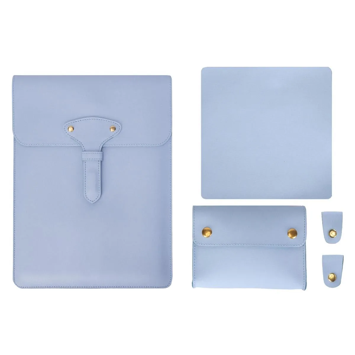 3-in-1 Waterproof Leather Laptop Liner Bag - 13 Inches