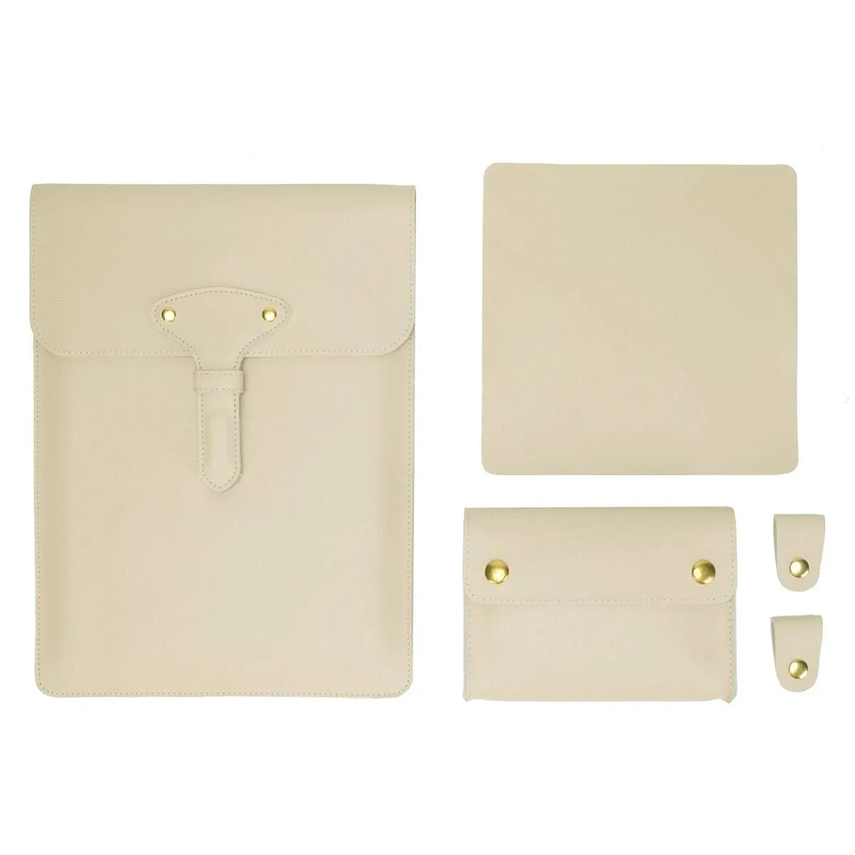 3-in-1 Waterproof Leather Laptop Liner Bag - 13 Inches