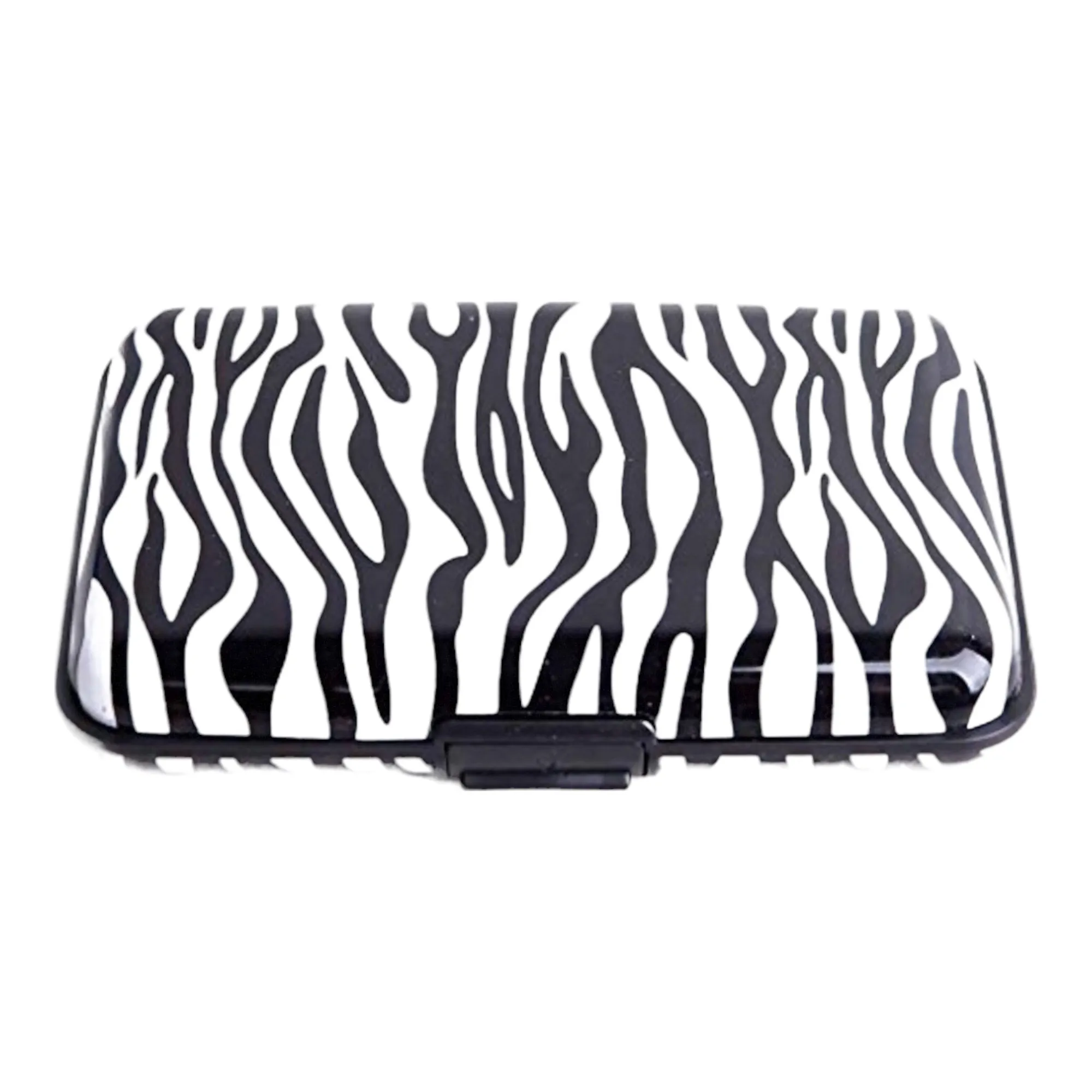 Aluminum Card Wallet - Unique and Durable - Zebra