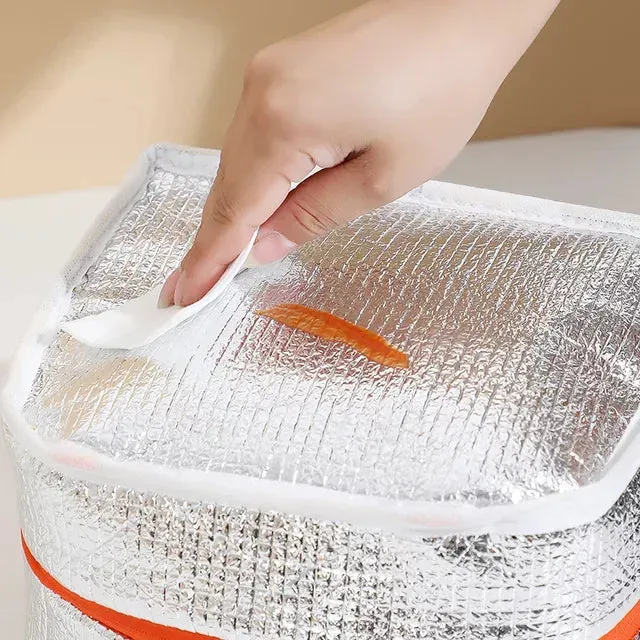 Aluminum foil thick thermal insulation bag for kids (Tiger) 1 pc