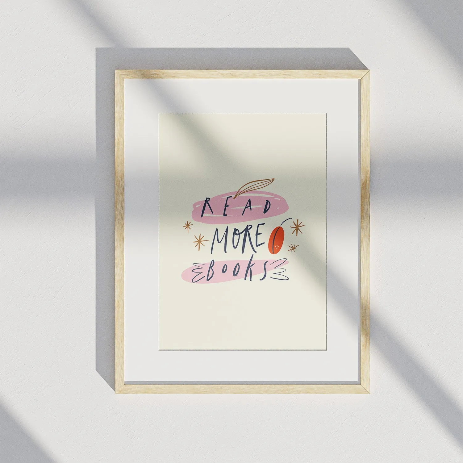 Art Print (Read More Books)
