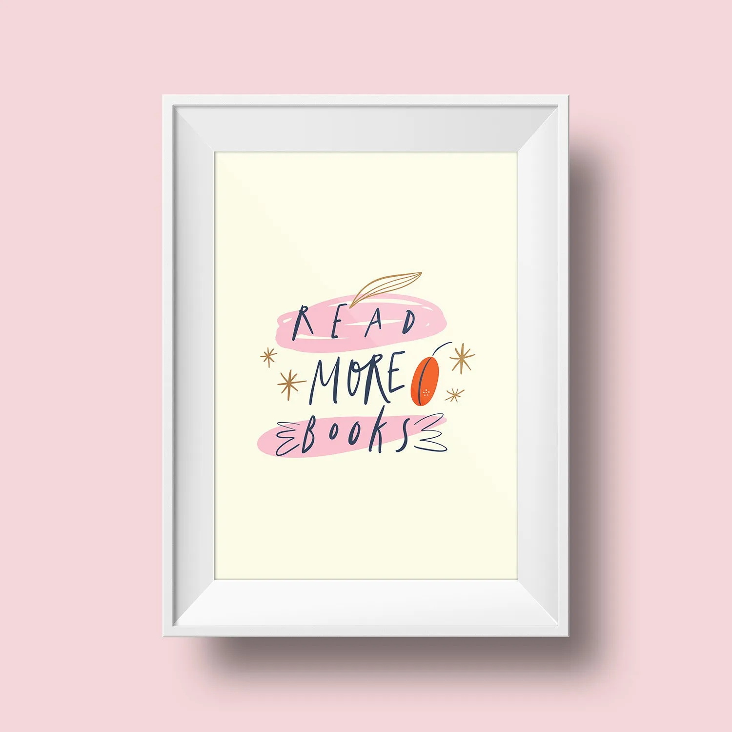 Art Print (Read More Books)