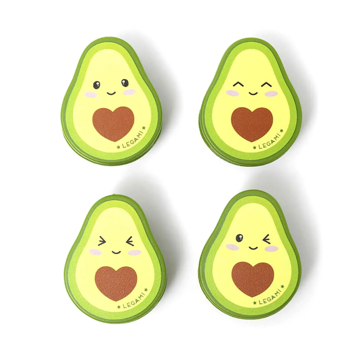 Avocado Set Of Bag Clips by Legami
