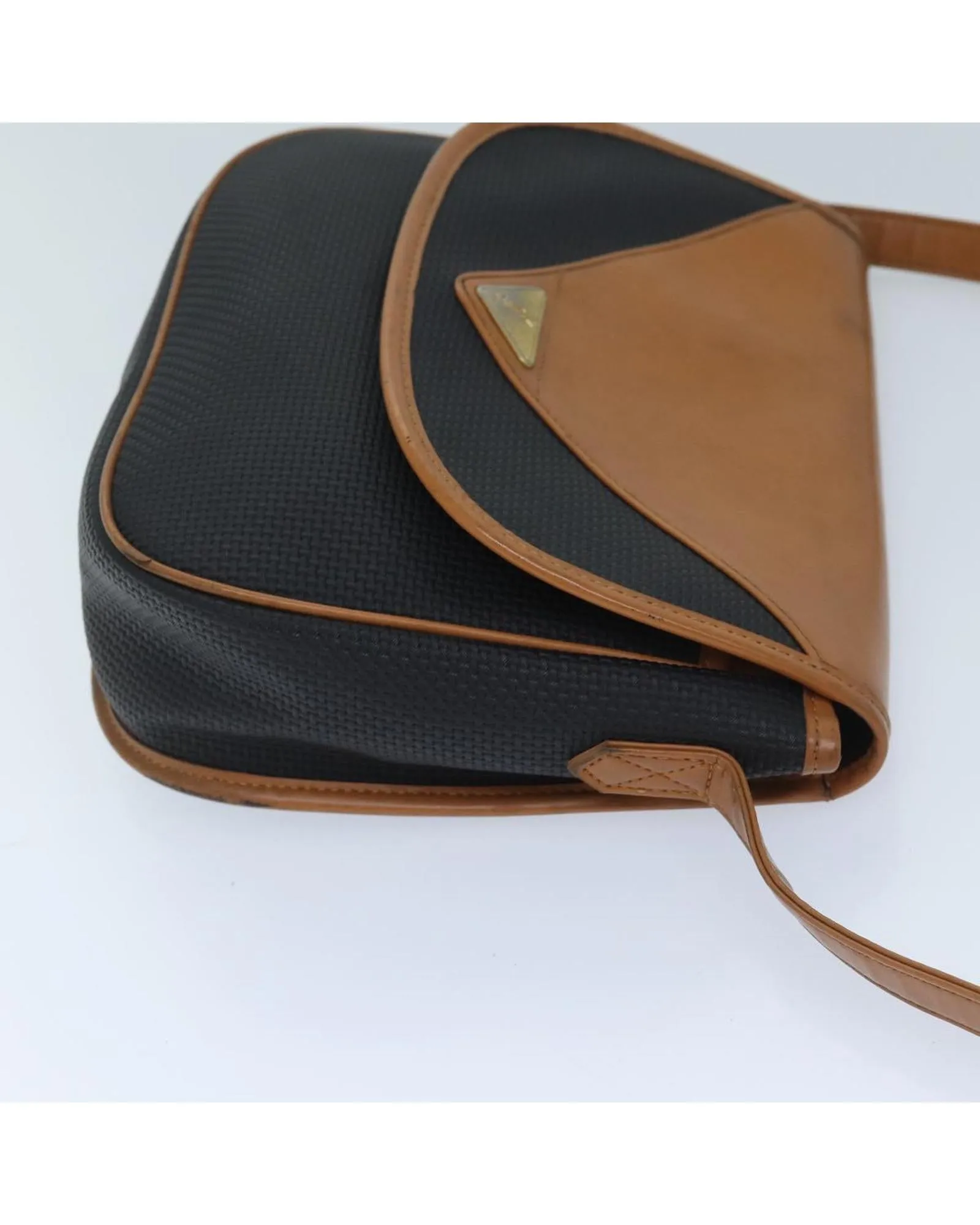 Black PVC Shoulder Bag