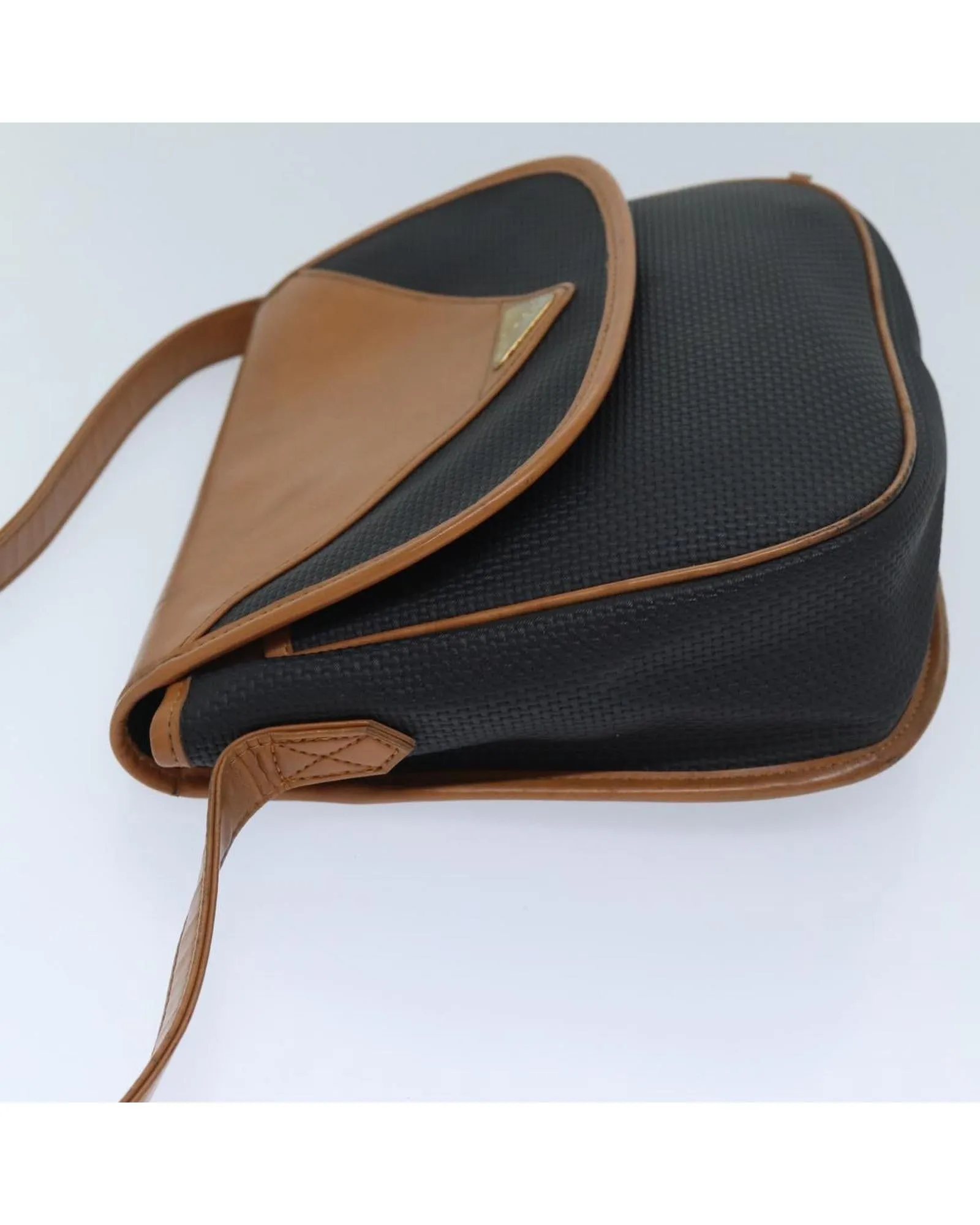 Black PVC Shoulder Bag