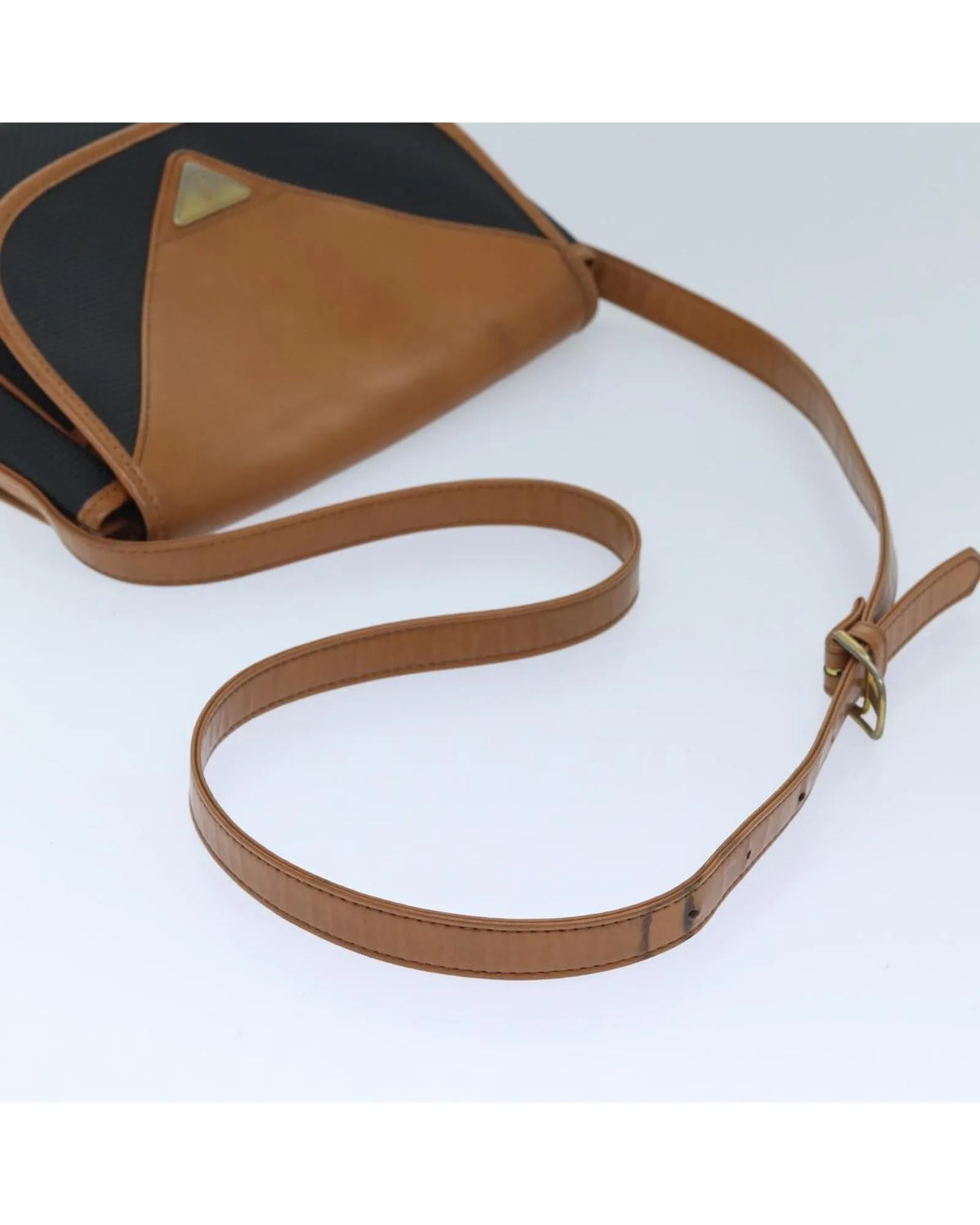 Black PVC Shoulder Bag
