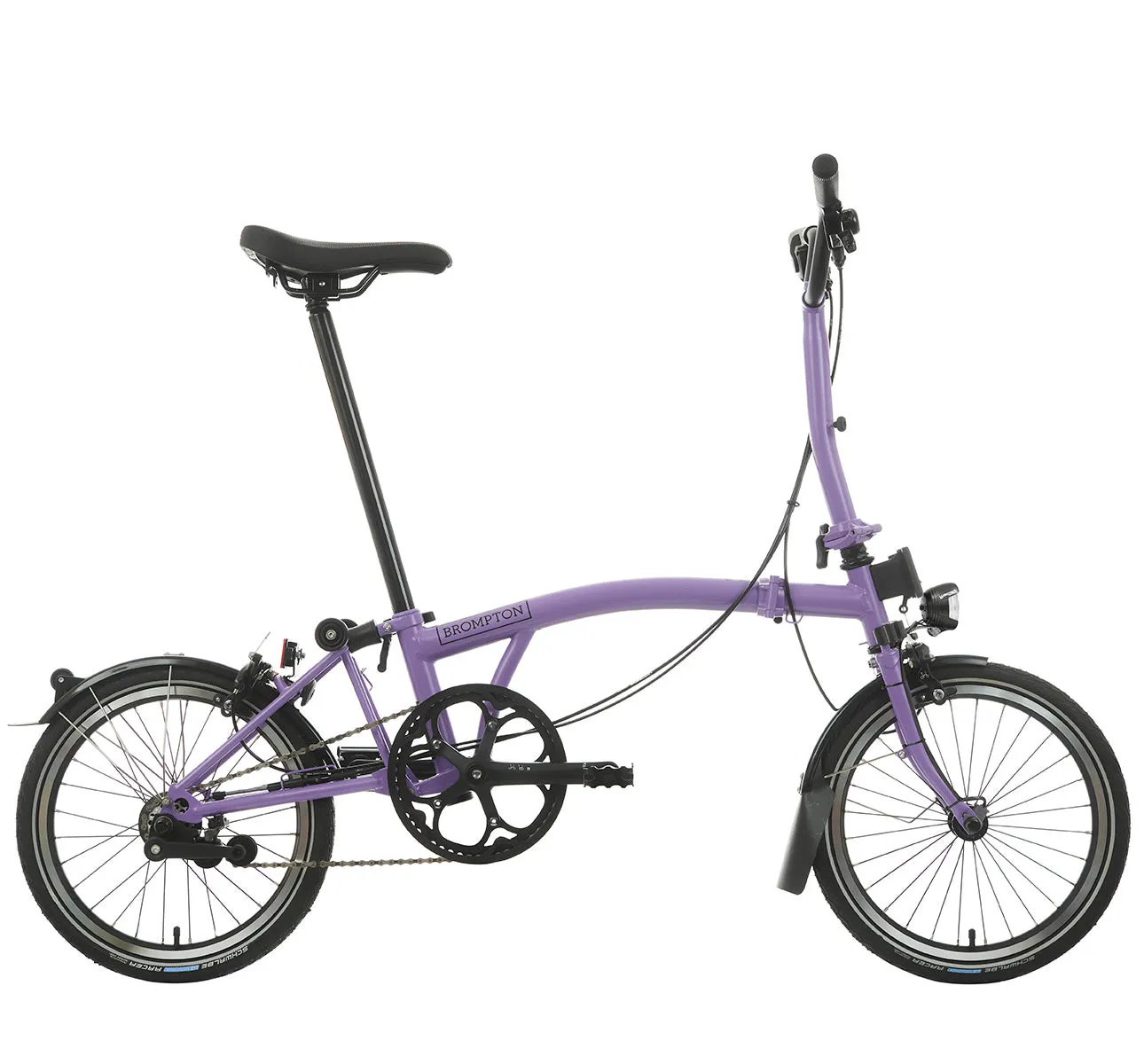 Brompton C Line Explore - 6-Speed - Seasonal Colour - Pop Lilac - No Rack