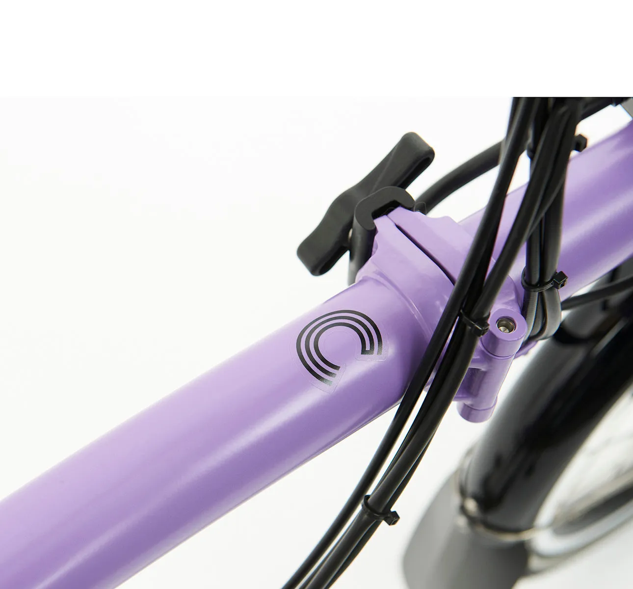Brompton C Line Explore - 6-Speed - Seasonal Colour - Pop Lilac - No Rack