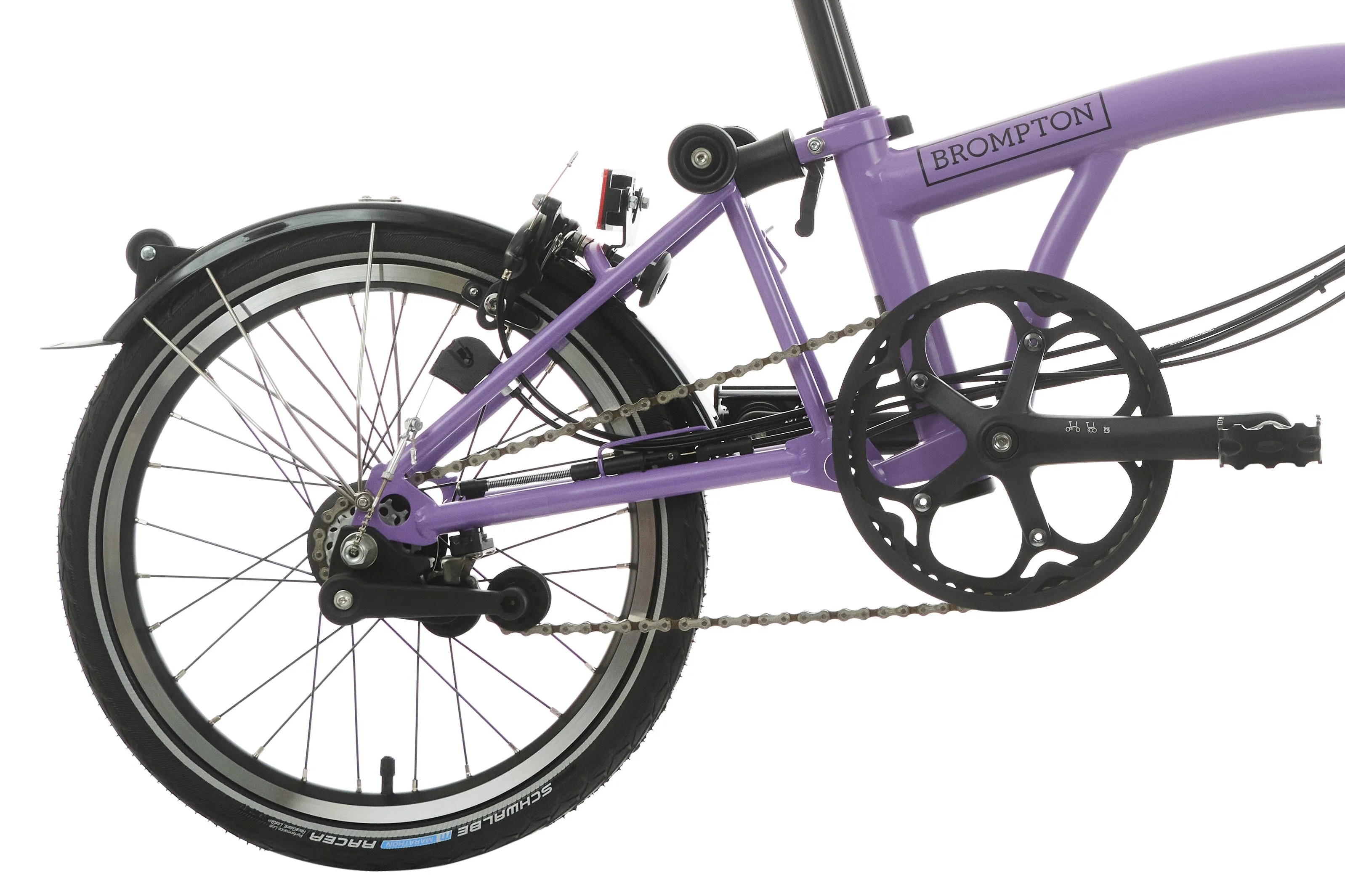 Brompton C Line Explore - 6-Speed - Seasonal Colour - Pop Lilac - No Rack
