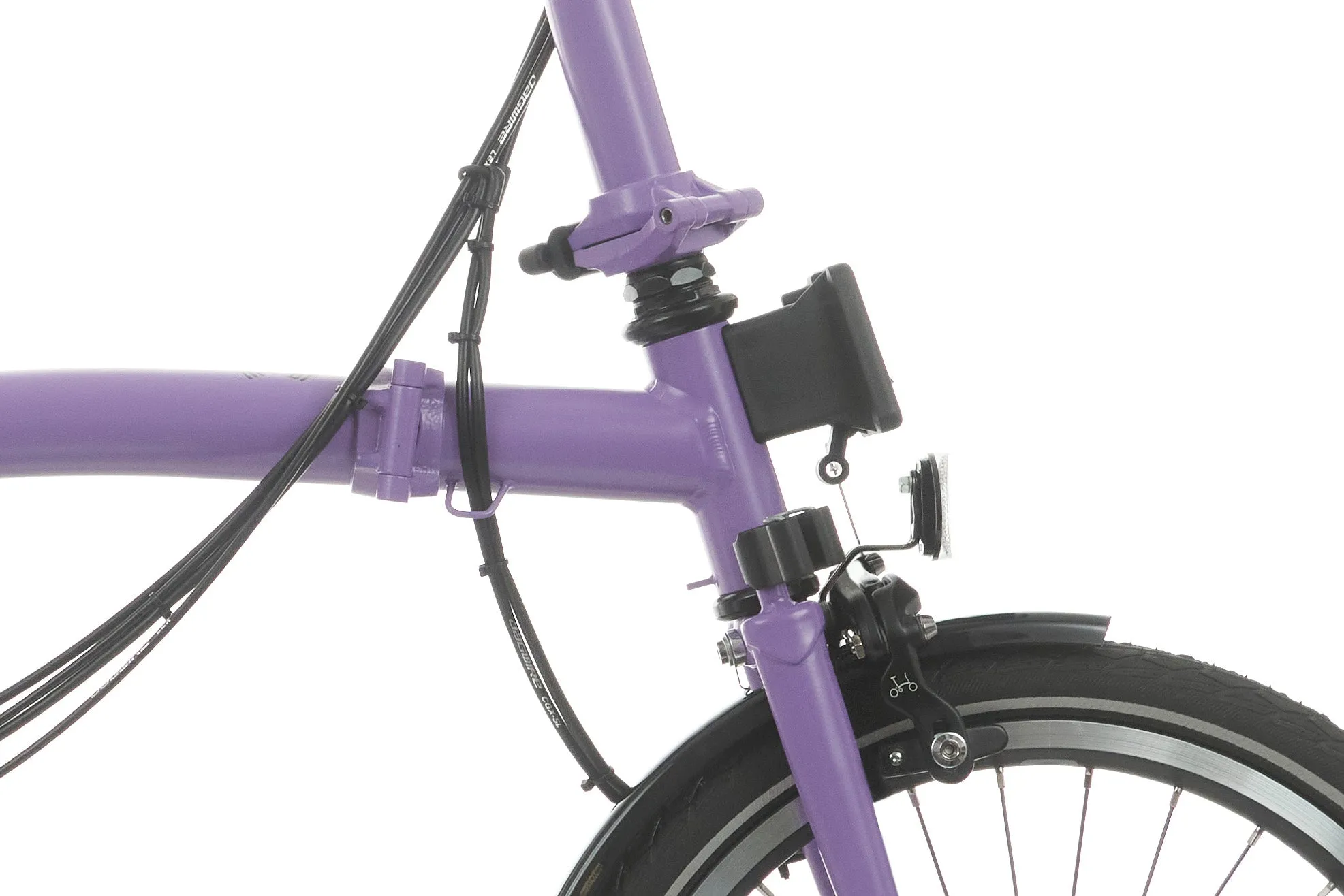 Brompton C Line Explore - 6-Speed - Seasonal Colour - Pop Lilac - No Rack