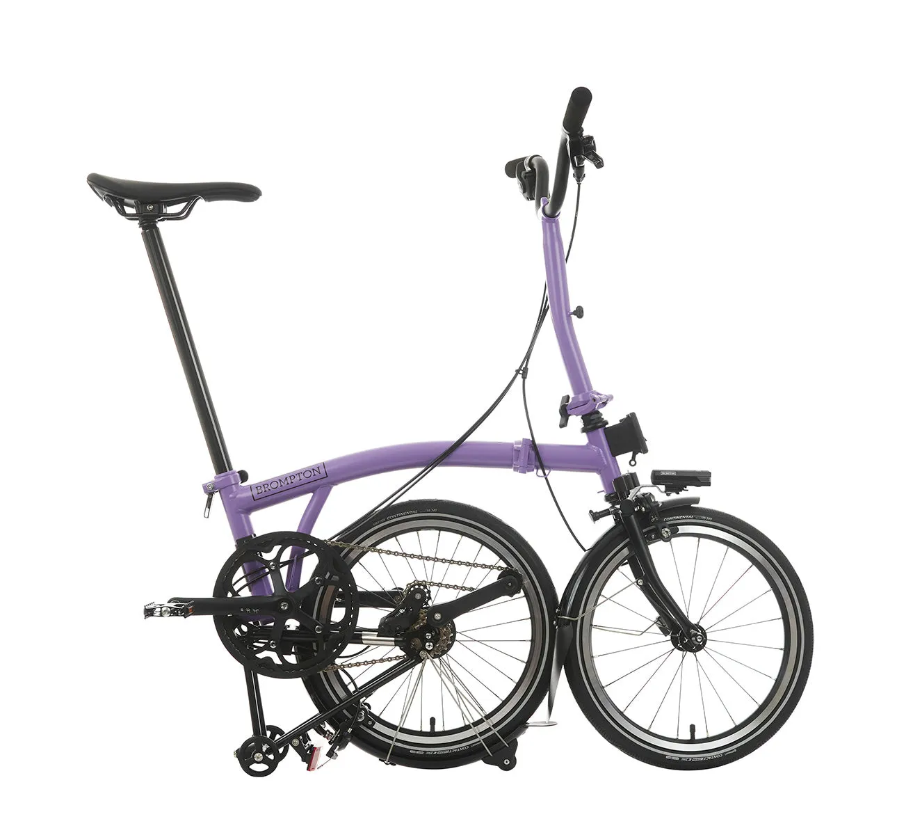 Brompton C Line Explore - 6-Speed - Seasonal Colour - Pop Lilac - No Rack