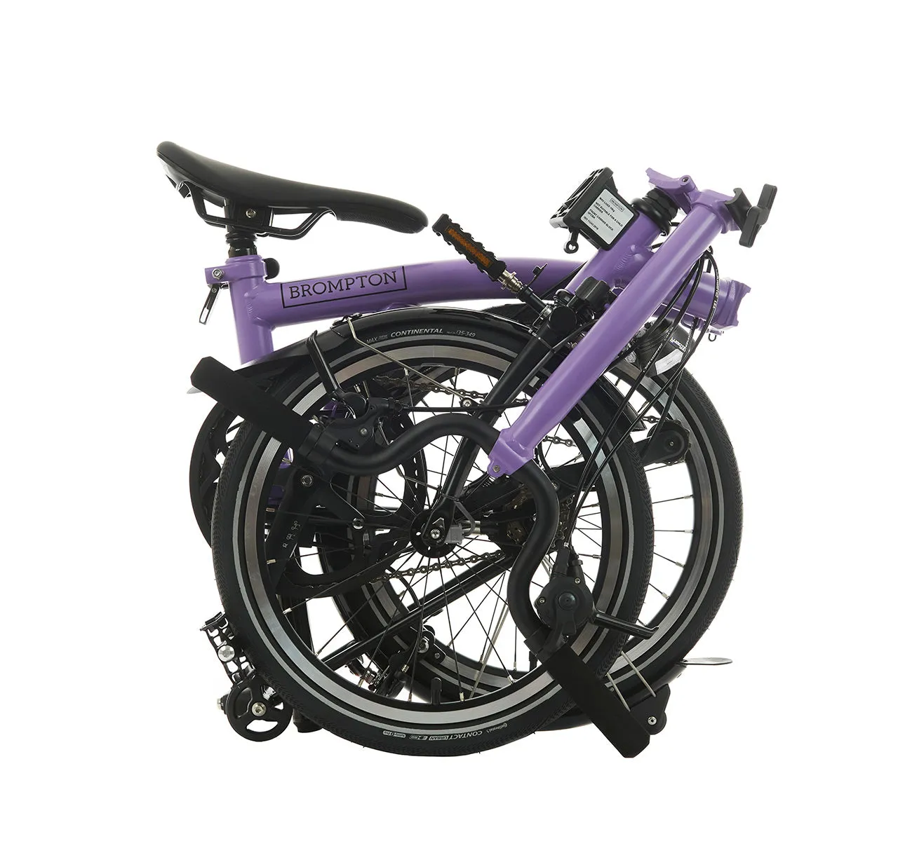Brompton C Line Explore - 6-Speed - Seasonal Colour - Pop Lilac - No Rack