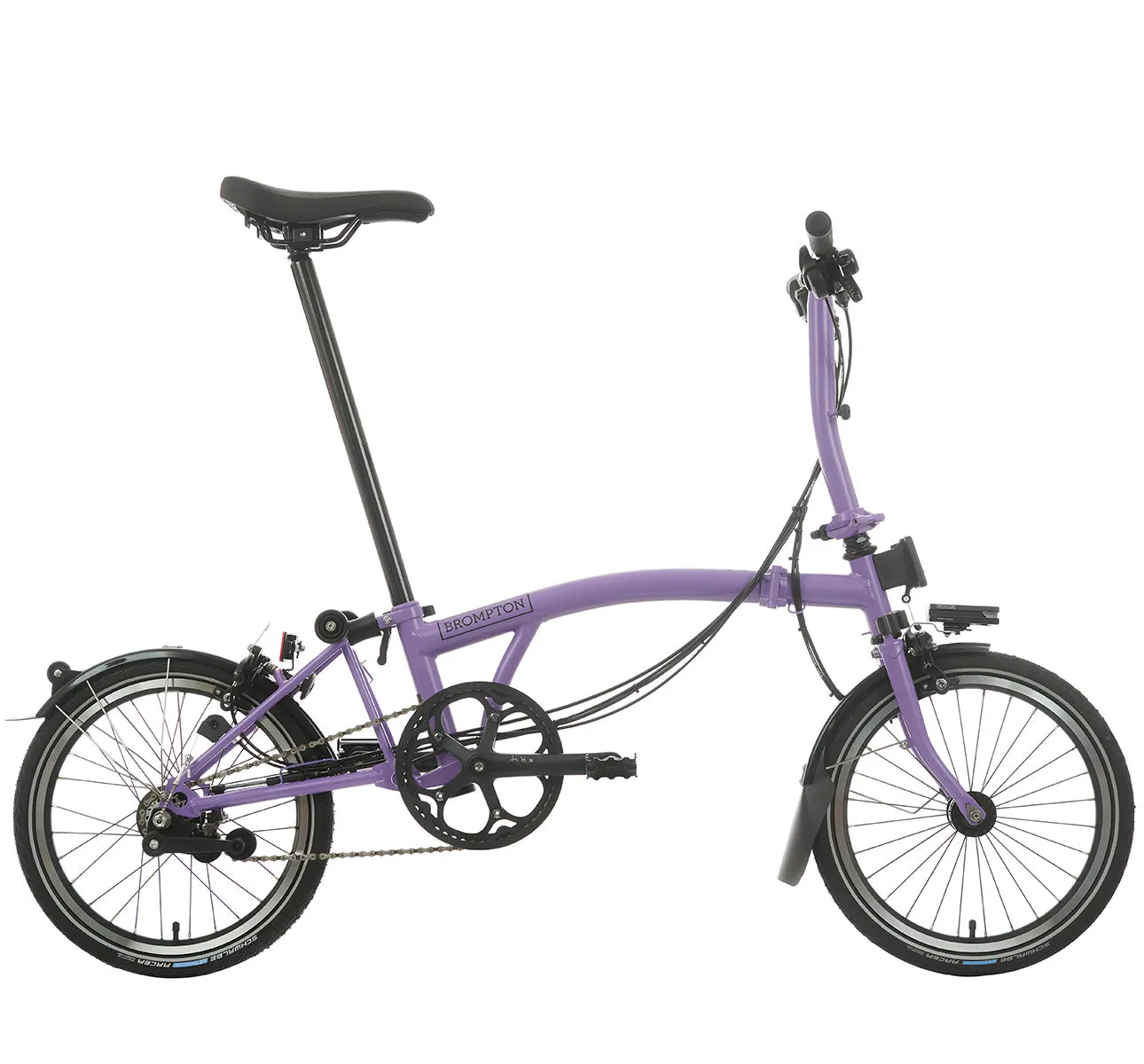 Brompton C Line Explore - 6-Speed - Seasonal Colour - Pop Lilac - No Rack