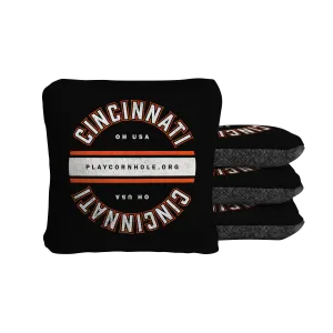 Cincinnati Football Gameday Vintage Synergy Soft Cornhole Bags