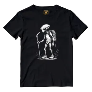 Cotton Shirt: Alien Hiking