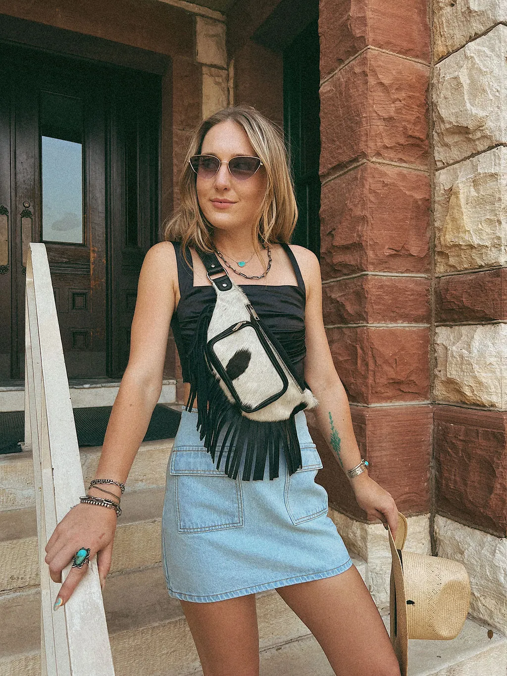 Cowhide Fanny Packs