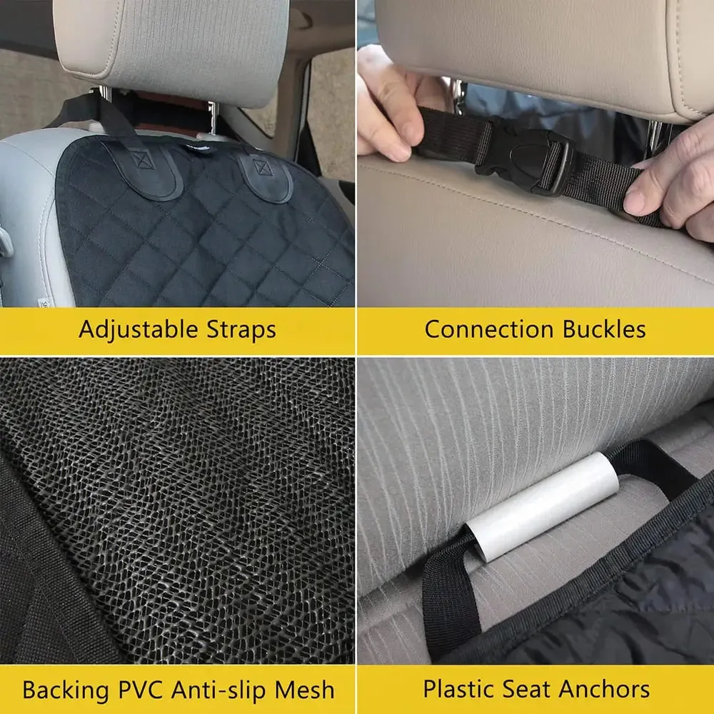 Dog Car Seat Covers 100% Waterproof Pet Cat Dog Carrier Mat Seat Cover for Cars Trucks and Suv Front Seat