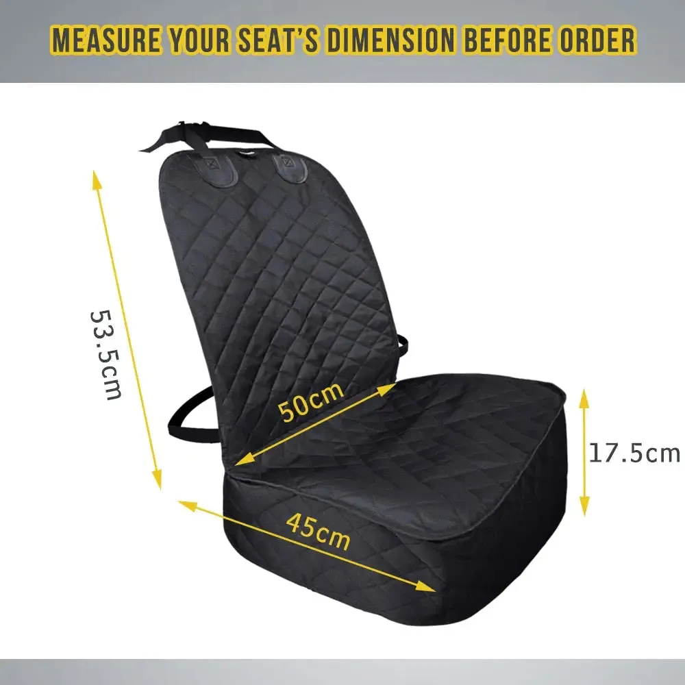 Dog Car Seat Covers 100% Waterproof Pet Cat Dog Carrier Mat Seat Cover for Cars Trucks and Suv Front Seat