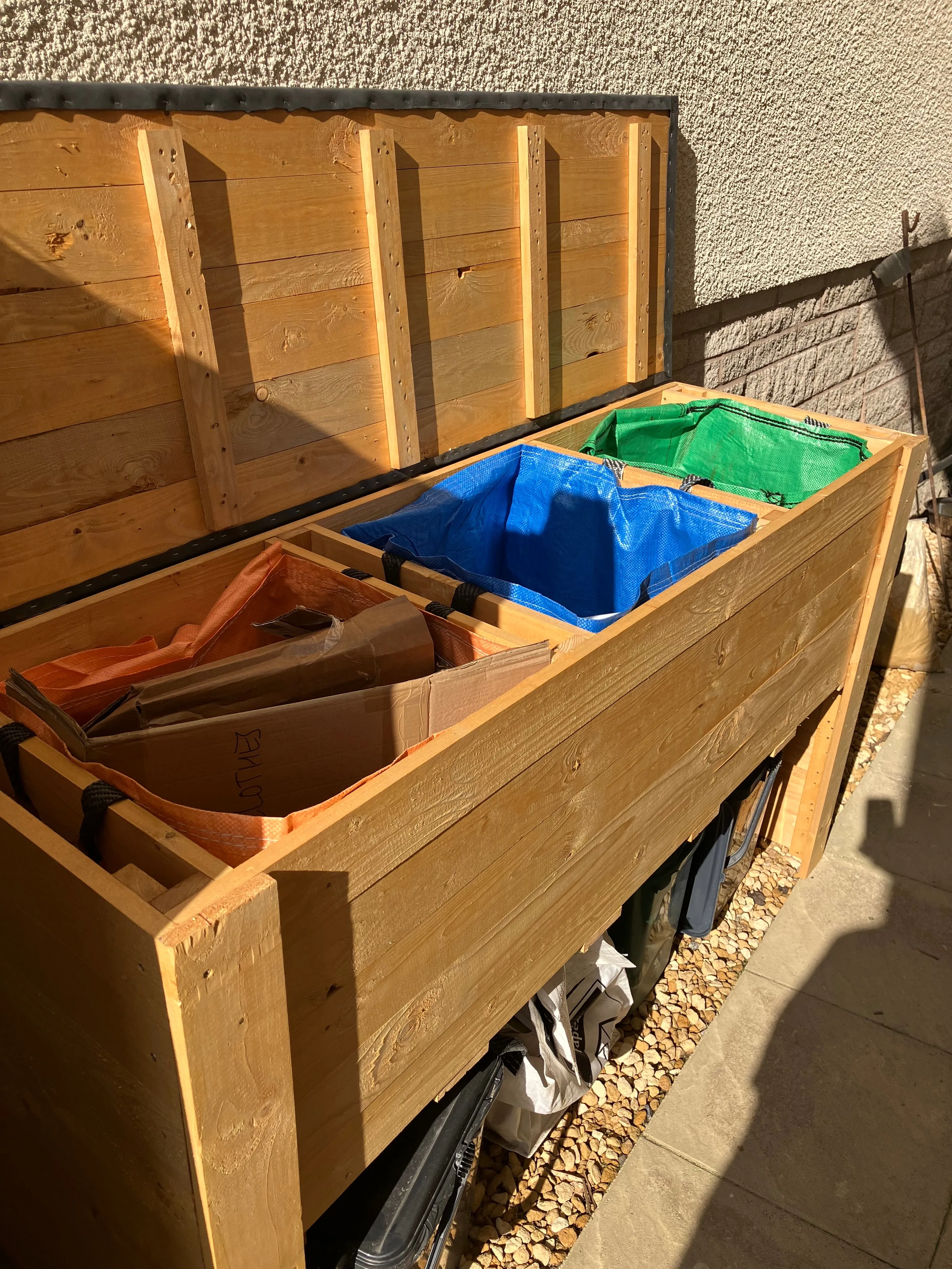 Extra Large Triple Decker Holds Three Large Recycling Bags