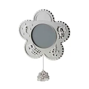 Frazer & Haws 92.5 Silver Plated Musical Photo Frame - Flower