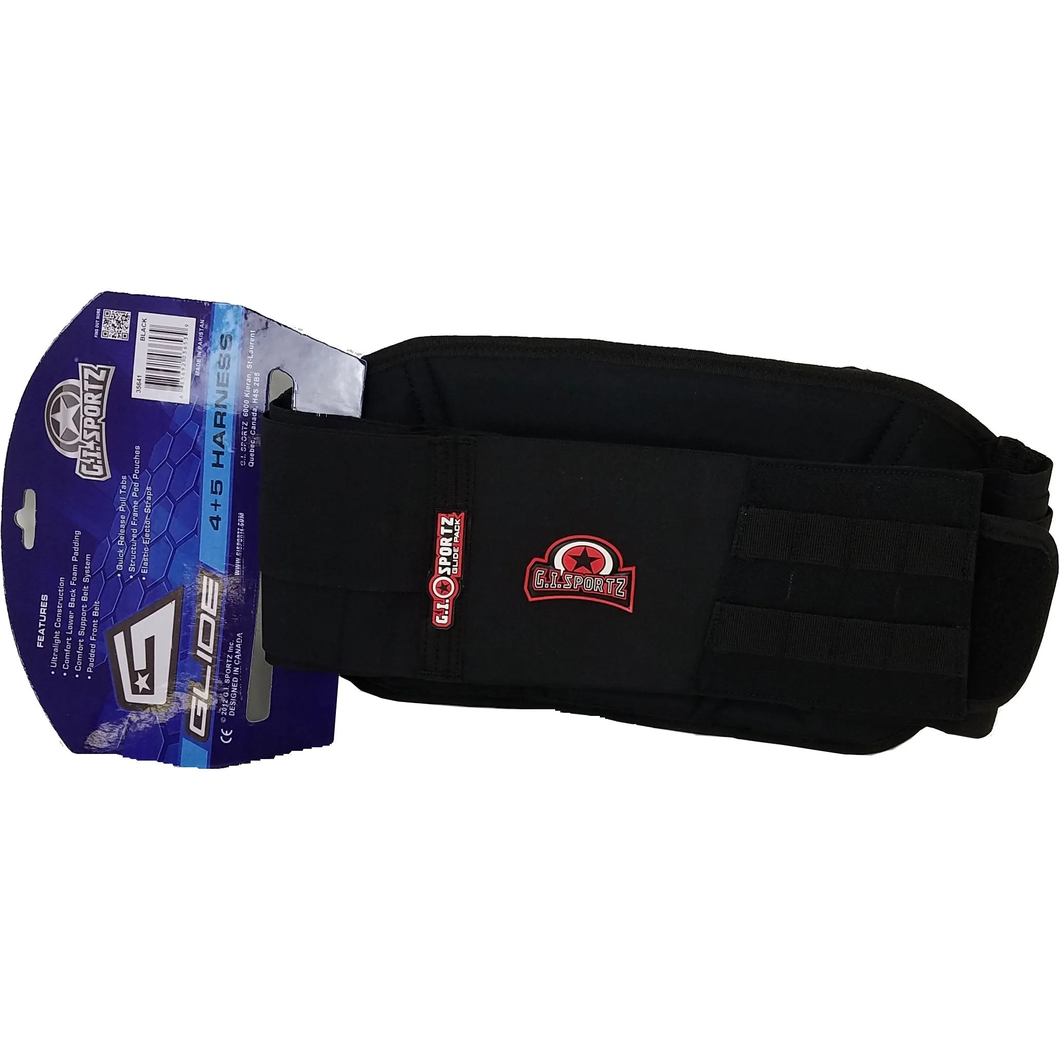 GI Sportz Glide Pack Harness - 4 5 Black / Red