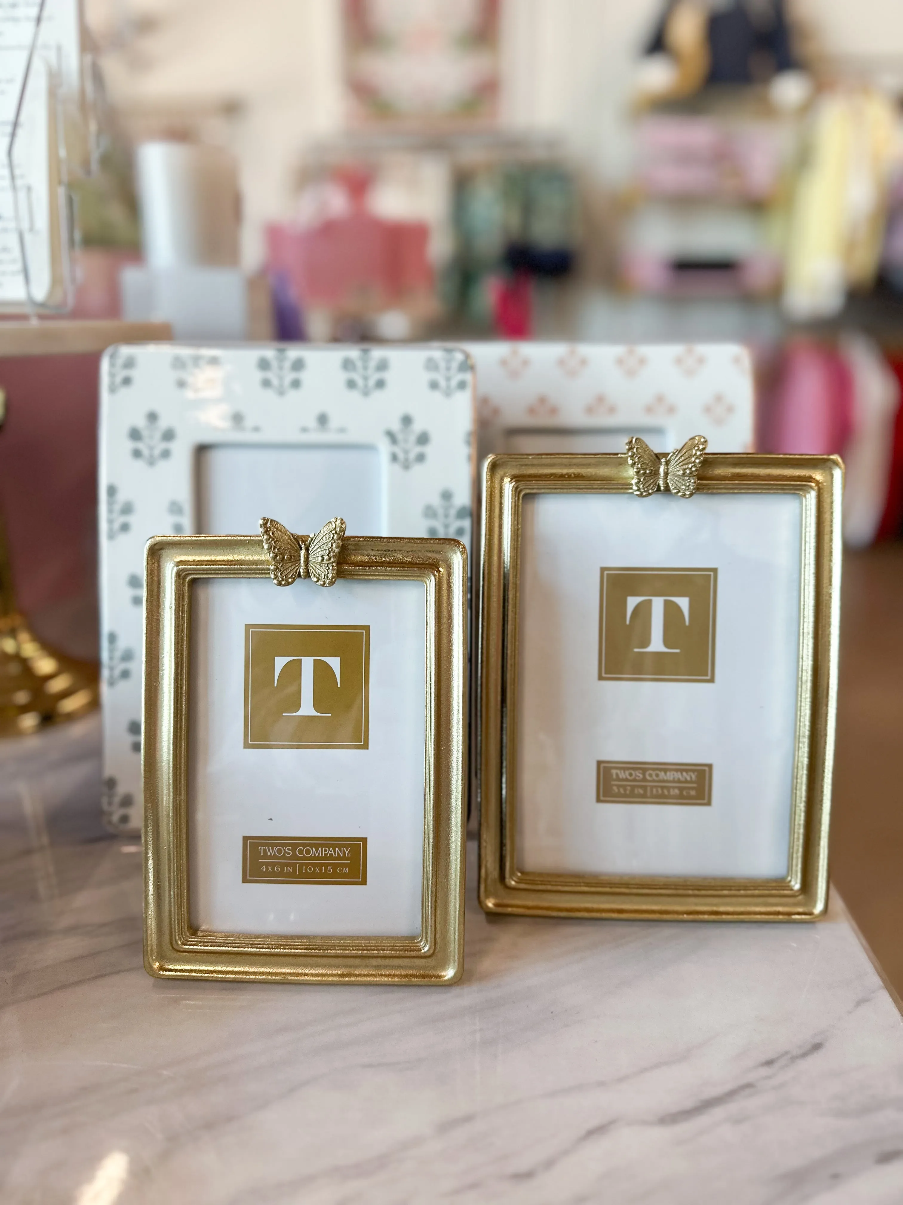 Gold Butterfly Frame 5x7