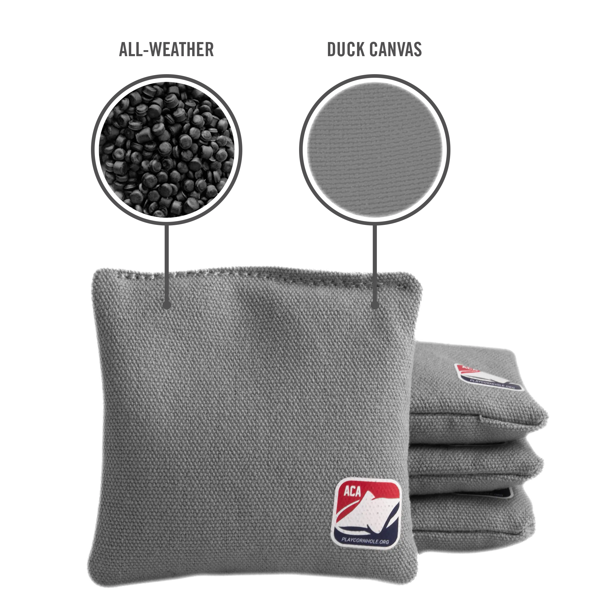 Gray Daily 44x Cornhole Bags