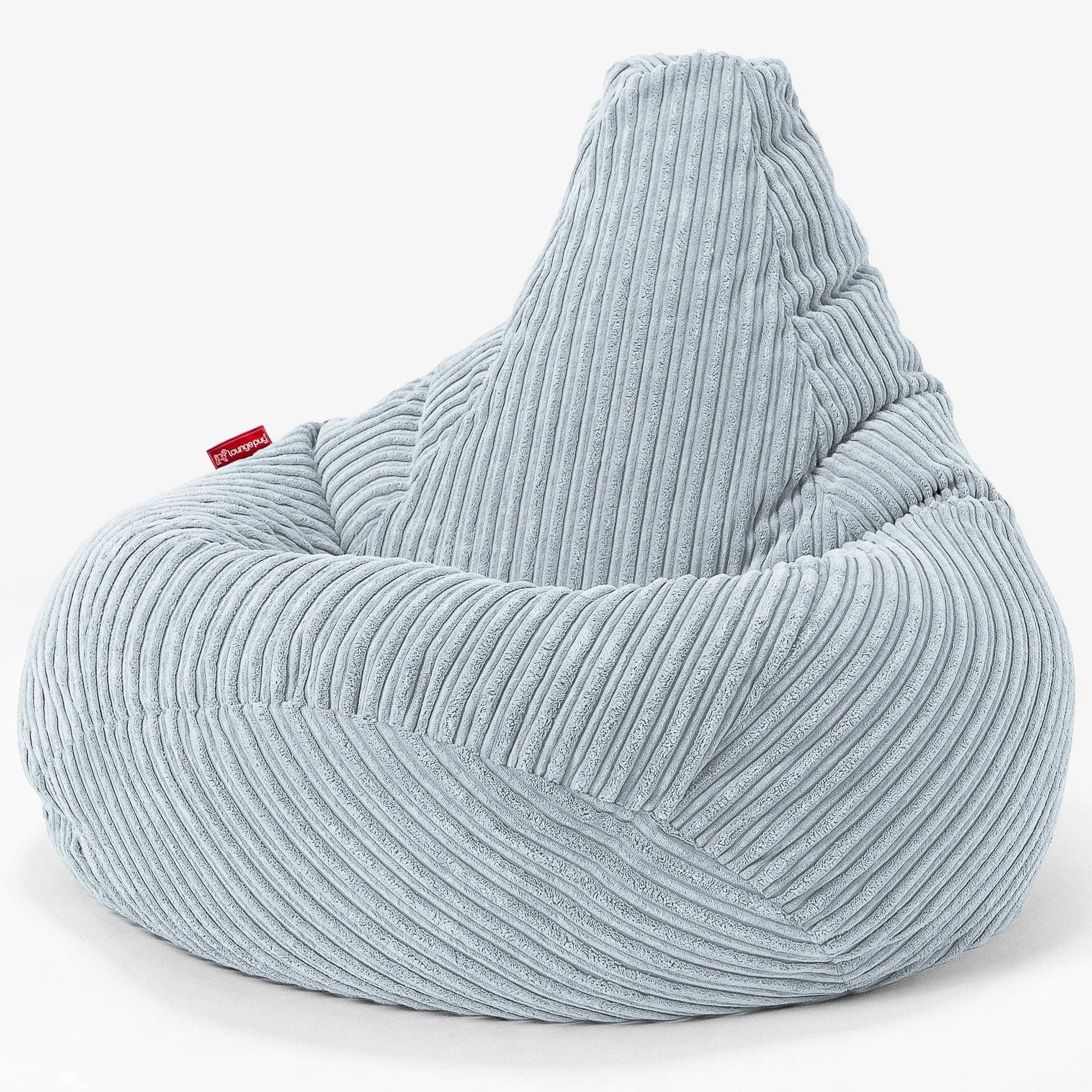 Highback Bean Bag Chair - Cord Baby Blue