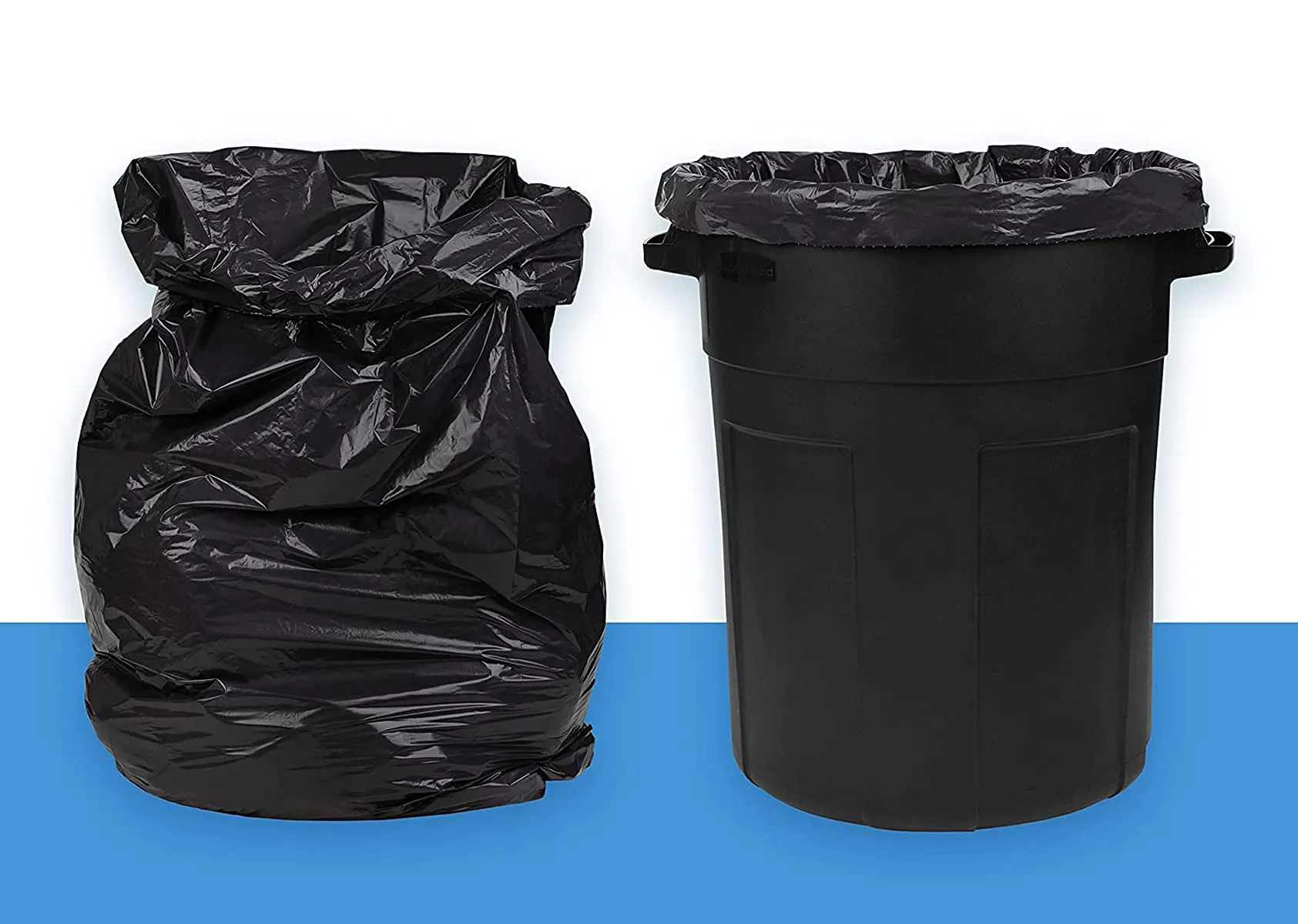 Kuber Industries Small 180 Garbage Bags/Dustbin Bags, 17x19 Inches (Black)-HS41KUBMART24011