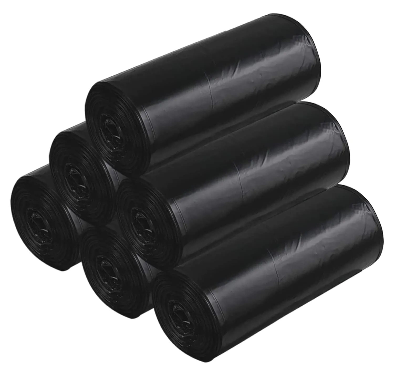 Kuber Industries Small 180 Garbage Bags/Dustbin Bags, 17x19 Inches (Black)-HS41KUBMART24011
