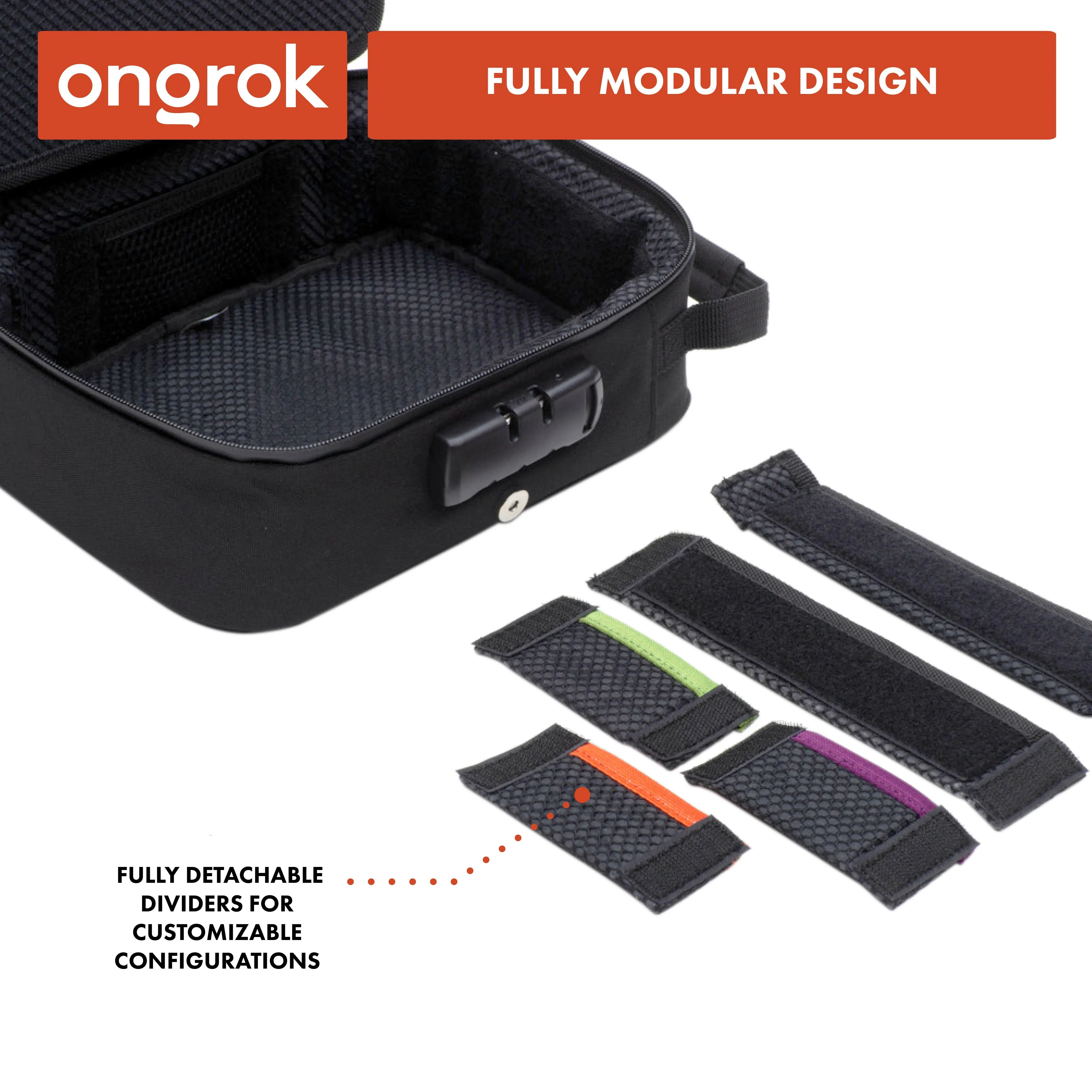 Large Carbon-Lined Case with Combo Lock