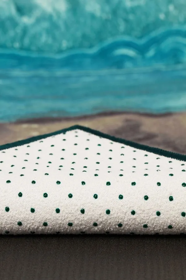 MANDUKA // YOGITOES SKIDLESS MAT TOWEL - CRYSTAL LAKE