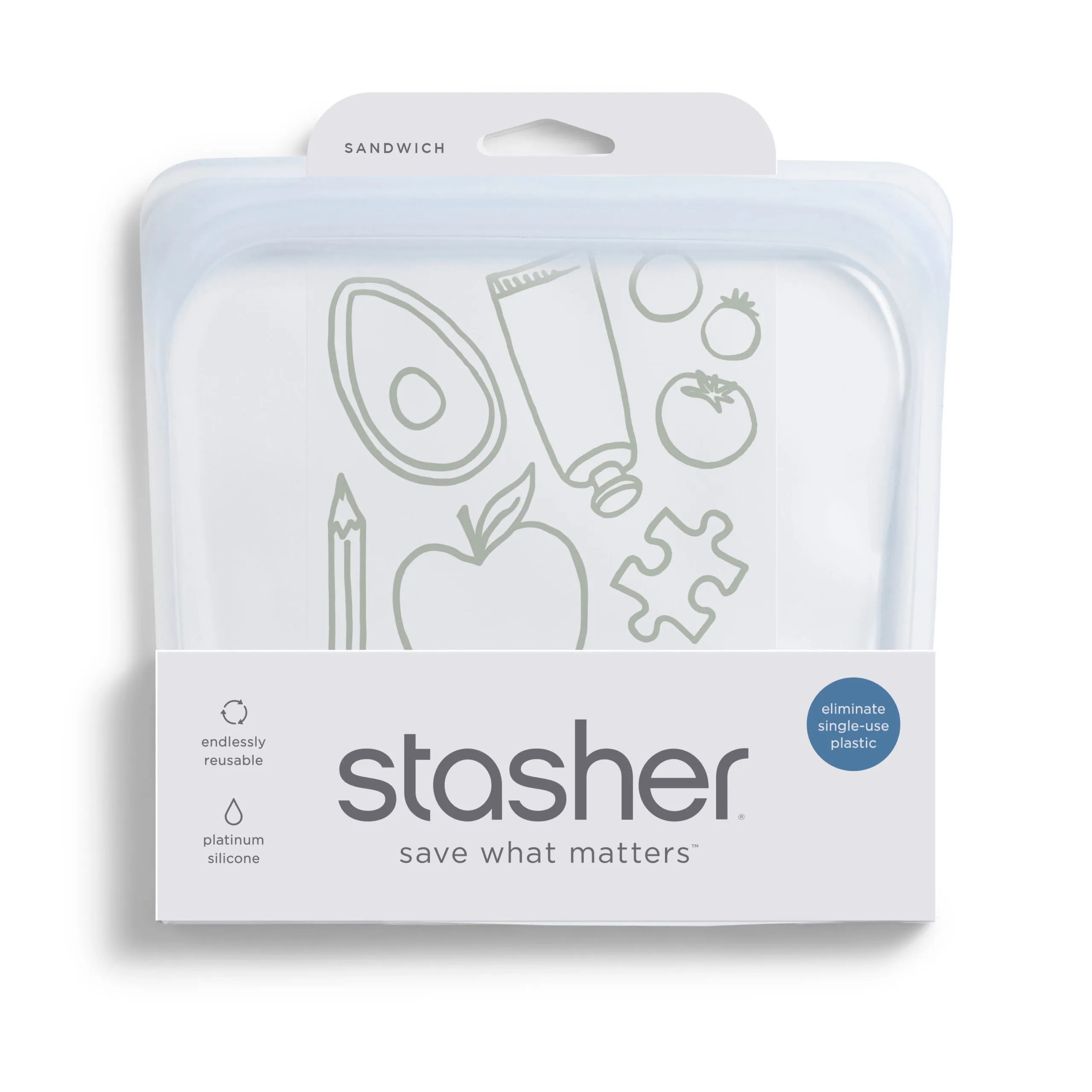 On-the-go 5 Piece Reuseable Bag Bundle