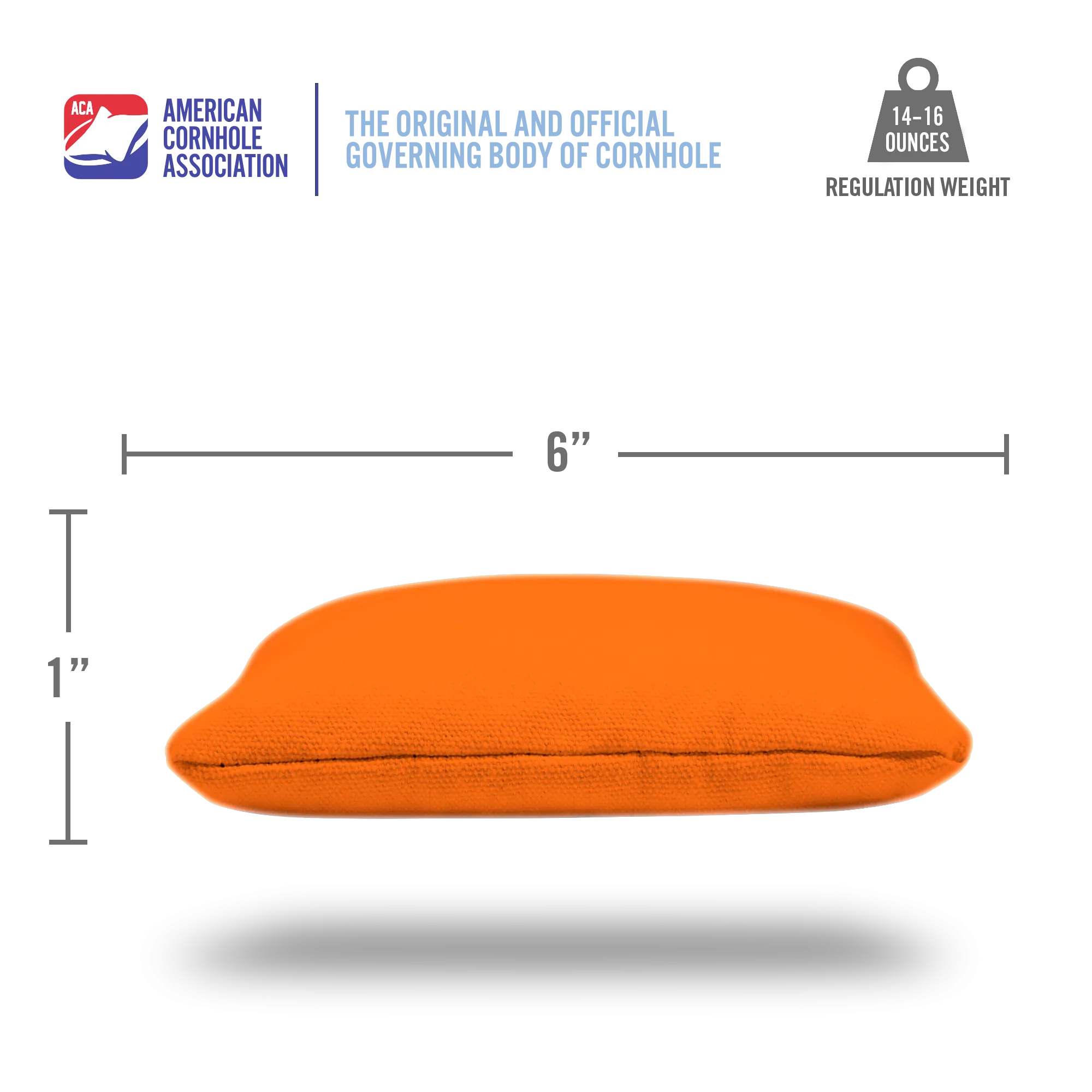 Orange Daily 66x Cornhole Bags