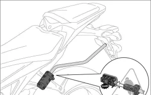 *PANNIER MOUNTS SW MOTECH KTM 690 DUKE