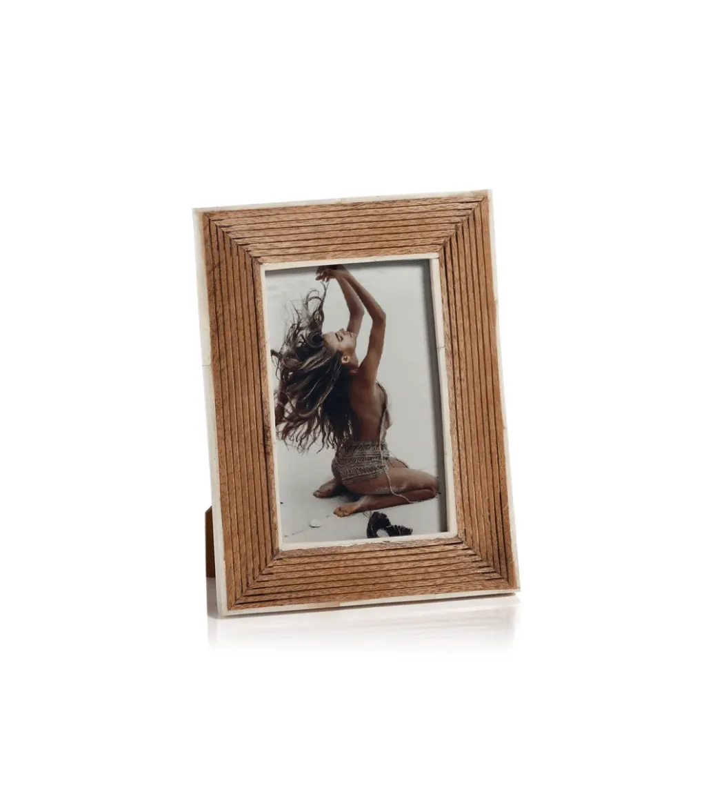 Ribbed Mango Wood Frame - 5x7