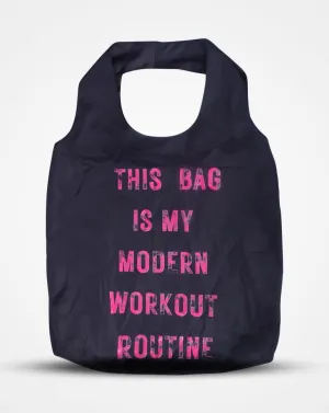 ShopEase Convertible Nylon Folding Shopping Bag