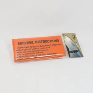 Survival: Emergency Survival P.V.C Bivi Bag. New. Orange.