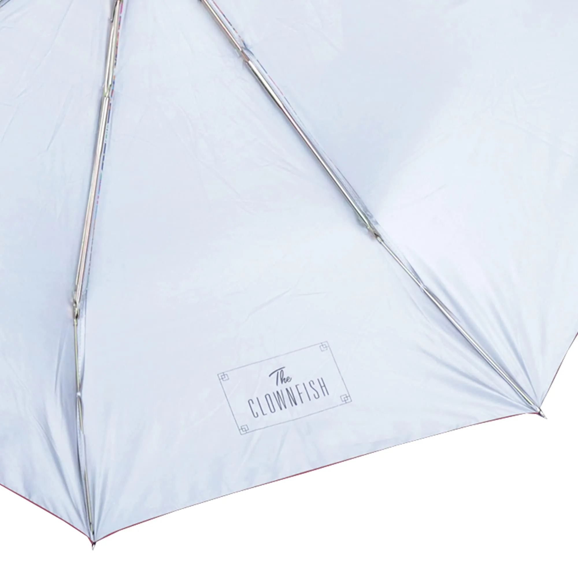 THE CLOWNFISH Umbrella Octagon Series 3 Fold Auto Open Waterproof Water Repellent Nylon Double Coated Silver Lined Umbrellas For Men and Women (Multicolour-Green Handle)