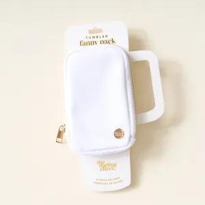 The Darling Effect Tumbler Fanny Pack - White