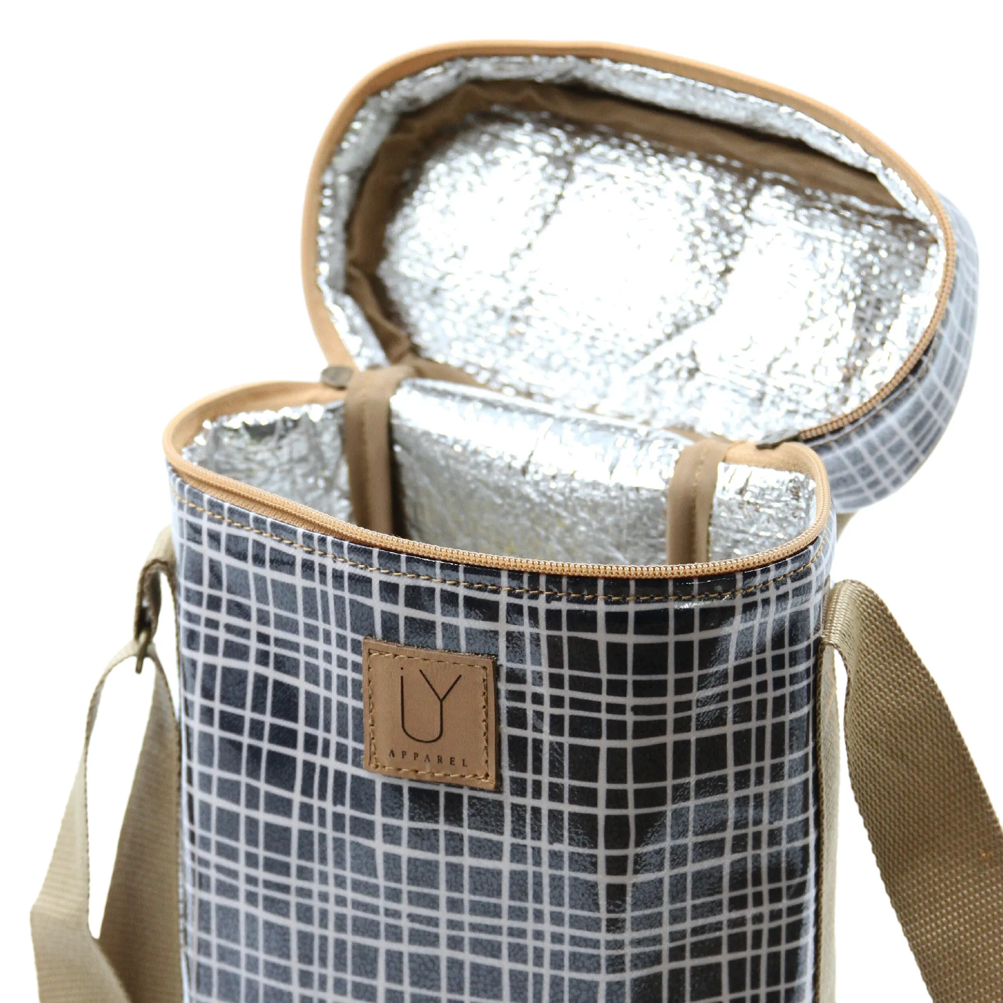Wine Cooler - Scatter Gold on White