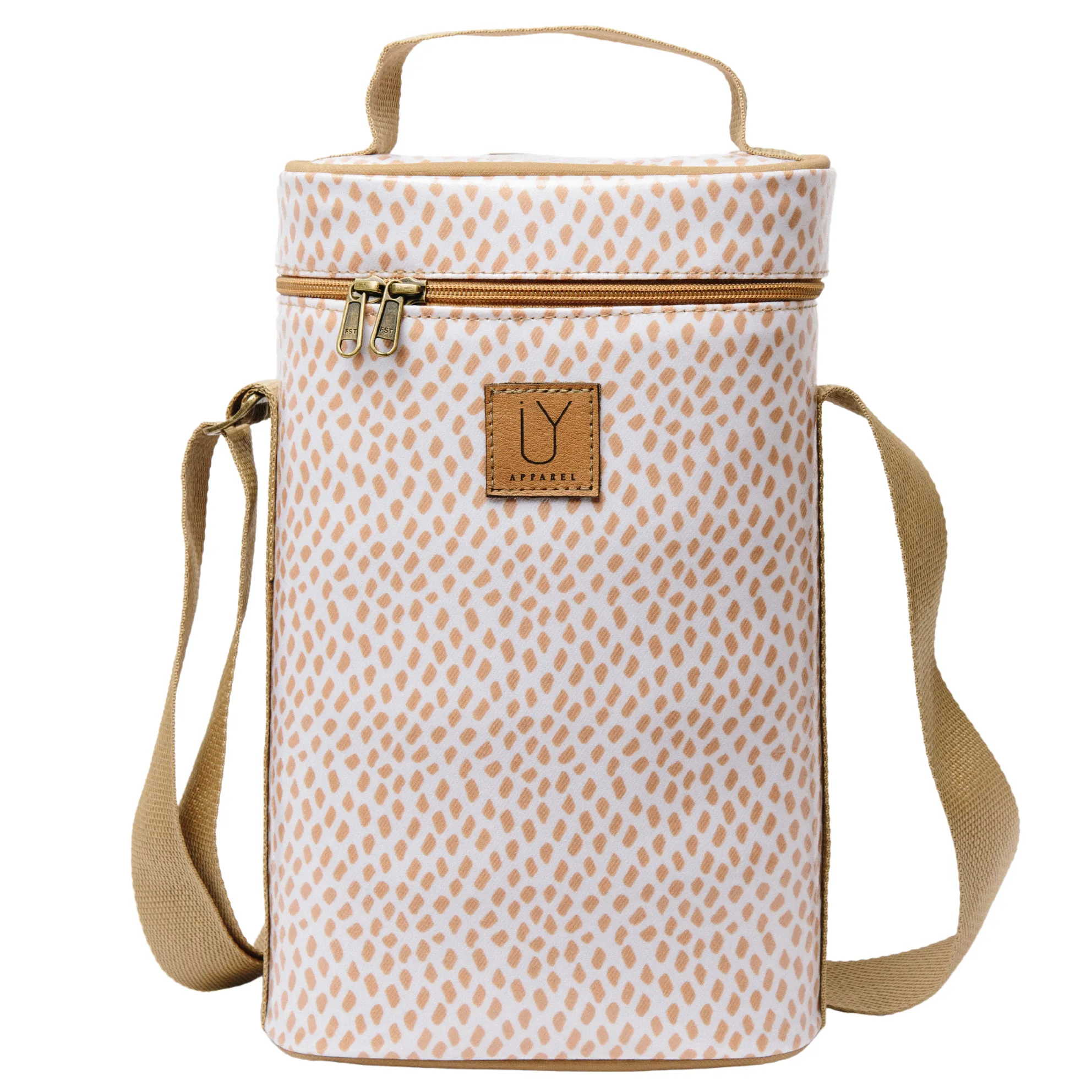 Wine Cooler - Scatter Gold on White