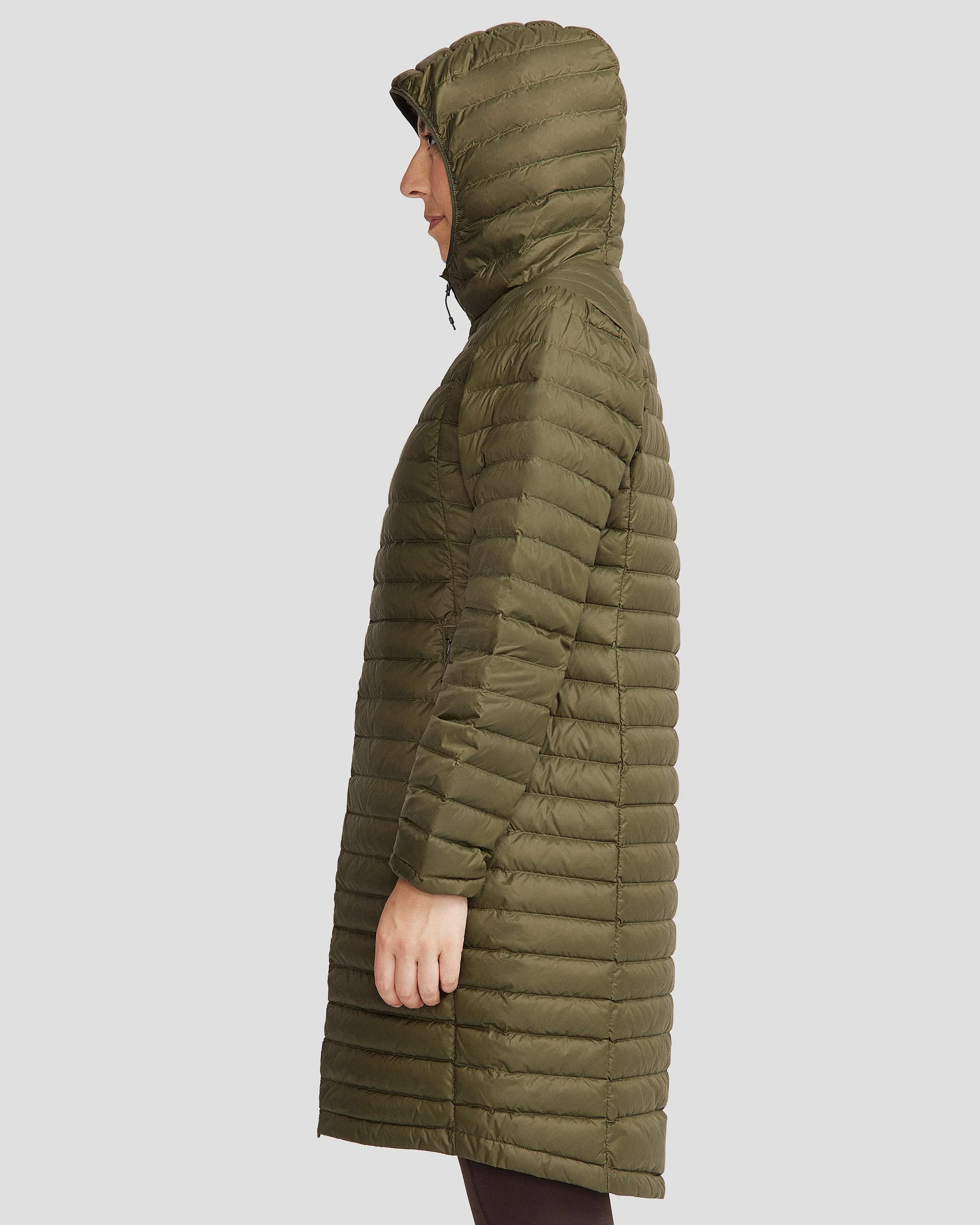Women's Heli Down Parka - Light Moss